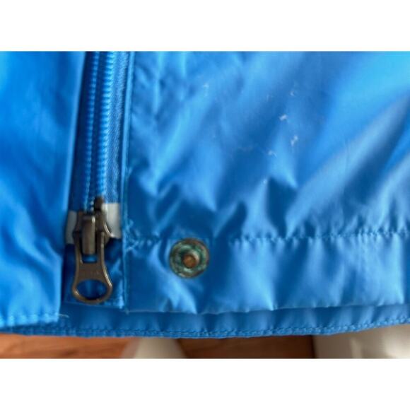 Columbia Hooded Omni Heat Rain Jacket, Blue, S - Picture 10 of 10